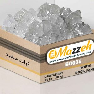 Nabat Mazzeh-White Rock Candy 22 Lb 10 Kg