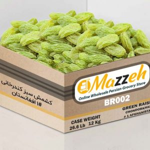 Mazzeh-Green Raisin Chondorkhani #1 Afghanistan 35.2 lb