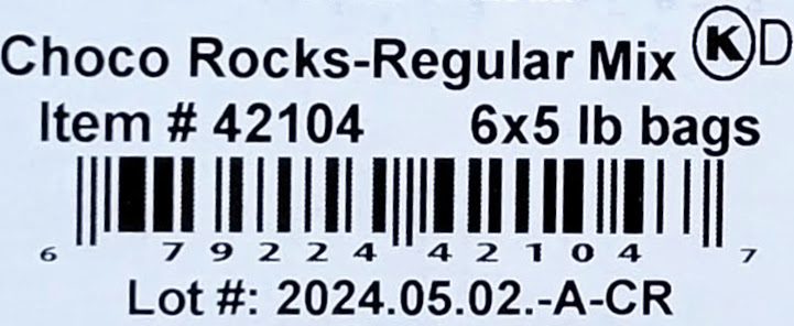 Mazzeh-Choco Rocks Regular Mix 30 lb (6 x 5 Lb 2.26 Kg Bag)2
