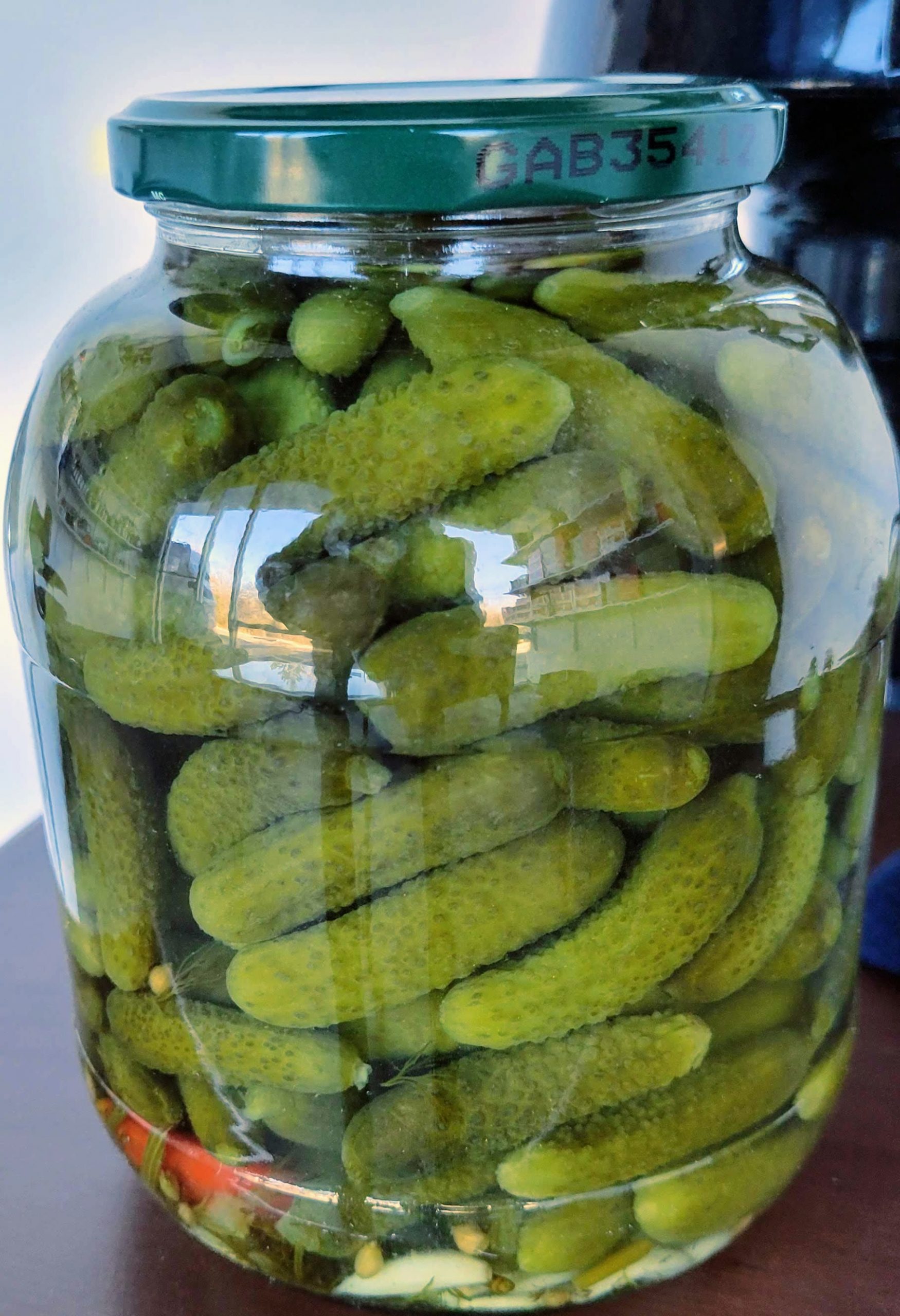 Shams-Gherkins Mini Pickles Cucumbers 646.3 oz. (1368mL)-Pack of 6-03