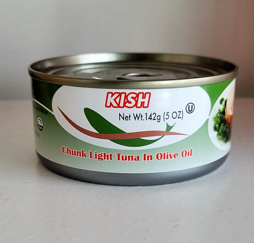 Kish-Chunk Light Tuna In Olive Oil 5 Oz 142 Gr-Pack of 48-02