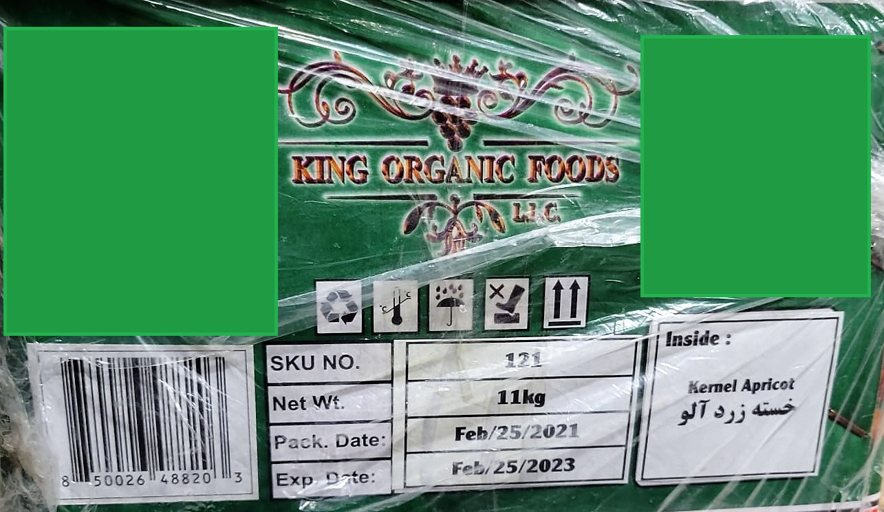 Mazzeh-Kernel Apricot-Khaste Zardaloo-Afghanistan 24.2 Lb 11 Kg