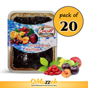 Goldis-Lavashak Mix Fruits  Crystal-220 gr-Pack of 20