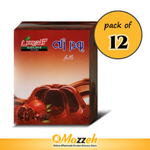 Goldis- Pomegranate Jelly Powder 3 Oz 100 Gr-Halal-Pack of 12