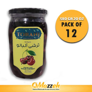 Toranj-Pickled Sour Cherry 20 oz 580 Gr-Pack of 12