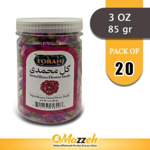 Toranj-Dried Rose Flower Buds 3 oz 85 Gr-Pack of 20