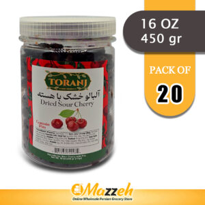 Toranj-Dried Sour Cherry 16 oz 454 Gr-Pack of 20