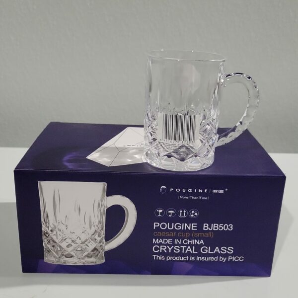 Pougine-Crystal Glass Cup-BJB503-Set of 6 - Mazzeh