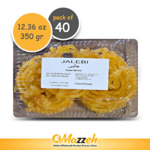 Mazzeh-Jalebi Zolbia-Sweet Mellow 12.36 oz 350 Gr-Pack of 40