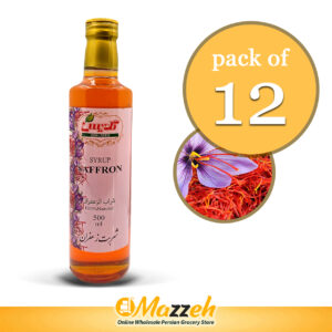 Goldis-Syrup Saffron 500 ml-Pack of 12