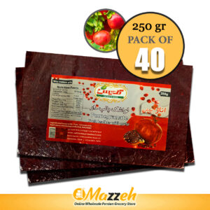 Goldis-Lavashak-Pomegranate Fruit Leather with Pulp 250 Gr-Pack of 40