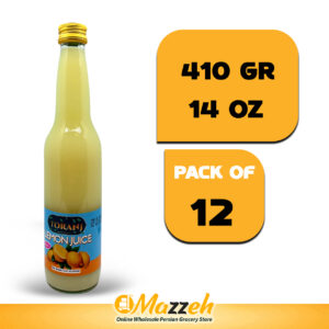 Toranj-Lemon Juice 14 FL oz 410 Gr-Pack of 12