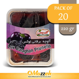 Goldis-Fruit Bar Crystal-Lux Baraghan Prunella 220 Gr-Pack of 20
