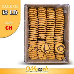 Mazzeh-Wheat Cookies with Cocoa Decoration-Code CH-15 Lb
