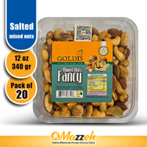 Goldis-Mix Nuts Fancy 12 oz 340 gr-Pack of 20