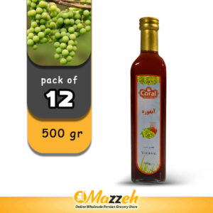 Coral-Juice Verjuice Unripe 450 ml 15.2 Fl Oz-Pack of 12