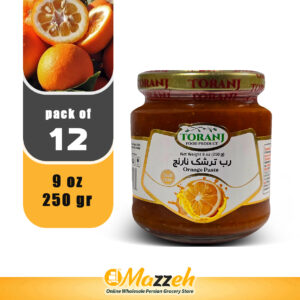 Toranj-Torshak Orange Paste 9 oz 250 Gr-Pack of 12