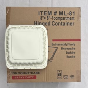 8 by 8 Medium 1 ct Ivory Hgd 150/cs