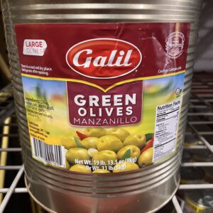 Galil Olives Green Manz Large Case of 2/9 L