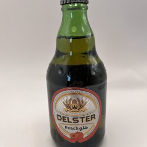 Delester 320 Peach Flavor Non Alcoholic Beer case of 12