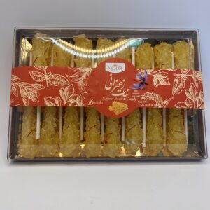 Nabat Nour-Saffron Rock Candy 16 Stick-Pack Of 9