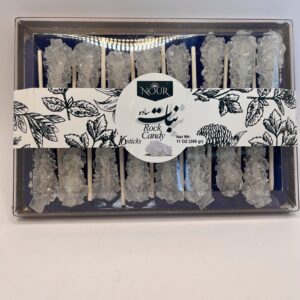 Nabat Nour-White Rock Candy 16 Stick-Pack Of 9