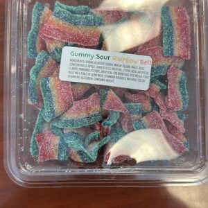Gummy Sour Rainbow Belt Case of 12