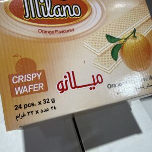 Wafer (Color box) Milano Orange 24 PCS/BOX, 6 BOXES/MASTER (144 PCS)