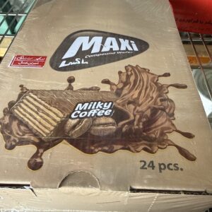 Chocolate Coated Wafer Maxi Coffee 24 PCS/BOX, 6 BOXES/MASTER (144 PCS) (1box-720 grams)