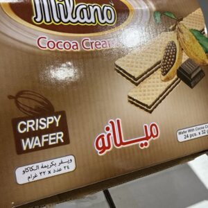 Wafer (Color box) Milano Chocolate 24 PCS/BOX, 6 BOXES/MASTER (144 PCS)