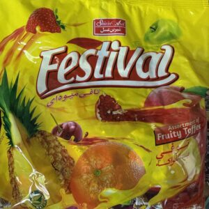 Toffee Festival Mix Fruit 12 PCS (1 bag-500gram)