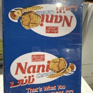 Chocolate Bar Nani Cereals 24 PCS/BOX, 6 BOXES/MASTER (144 PCS)