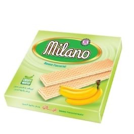 Wafer (Color box) Milano Banana 24 PCS/BOX, 6 BOXES/MASTER (144 PCS)